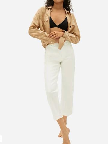 Straight Leg Crop Pants