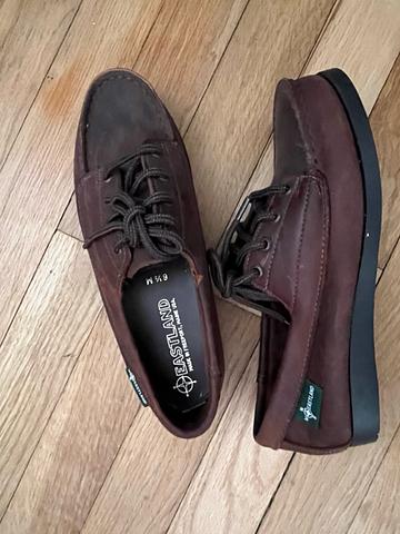 Leather loafers