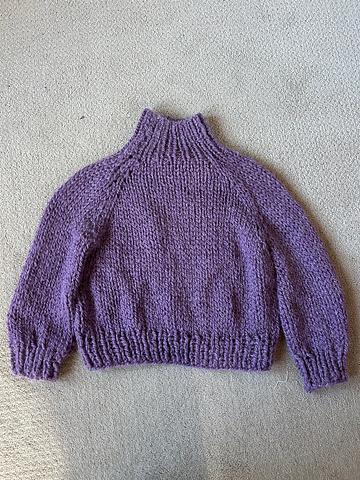 Hand knit Strathcona sweater