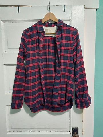 Plaid flannel shirt