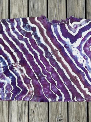 Ice Dyed Easel Oversized Linen Blend Poncho