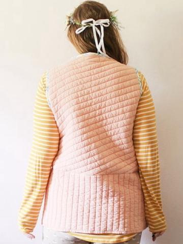 Peachy Dreams Padded Vest
