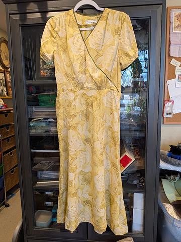 1930's silhouette dress