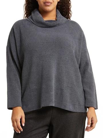 Cowl Neck Organic Cotton Sweater