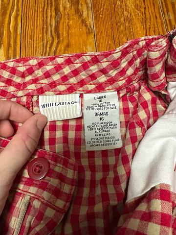 gingham shorts