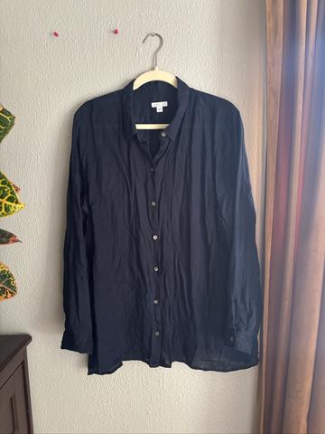 J. Jill Linen Many Button Down
