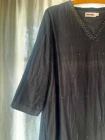 #1 Silk Blend Indian Tunic with cotton lining