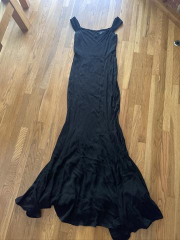 Black floor length gown