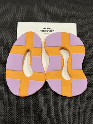 Polymer clay earrings