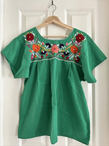 Embroidered Mexican blouse