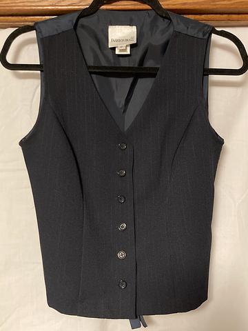 1990s Navy vest size 6
