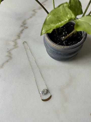 Gemstone necklace