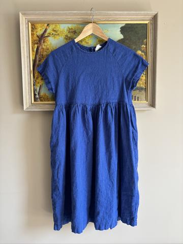 River Dress in blueberry