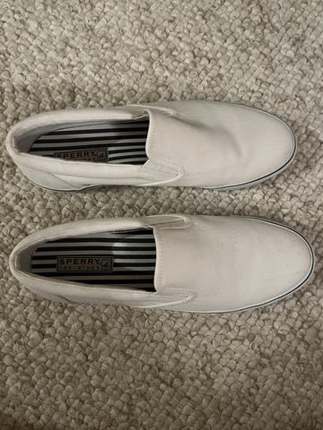 Canvas slip on sneakers
