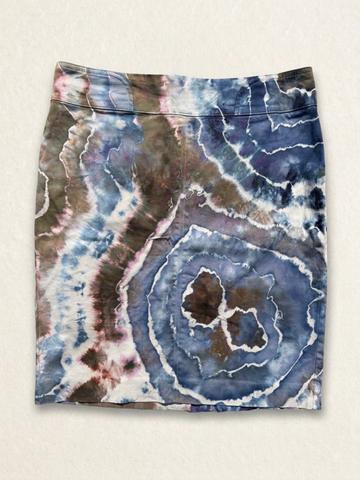 Ice Dyed Pencil Skirt