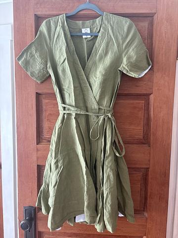 Mini wrap dress