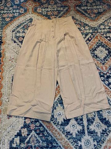 Button Fly Culottes