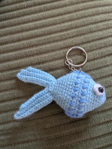 Fish Amigurumi Keychain
