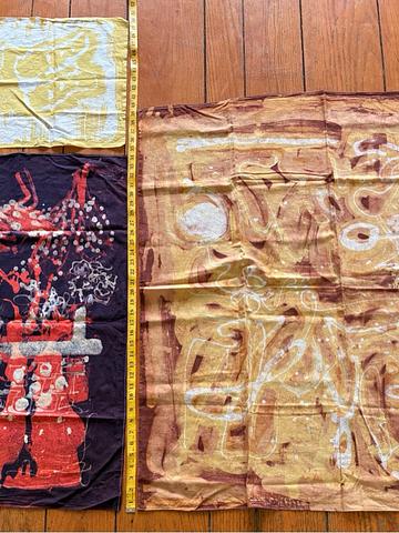 70s batik panels