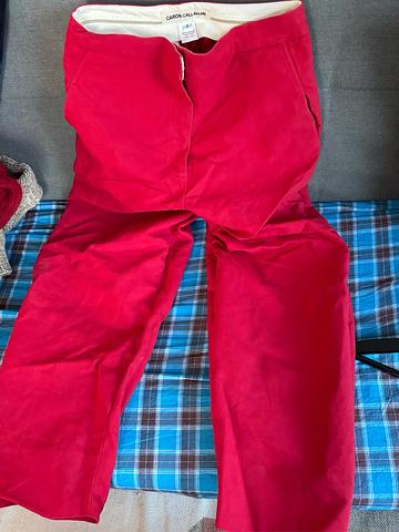 red pants