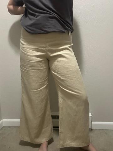 Wide Leg Linen Pants