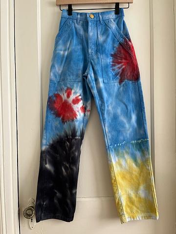 BBP XXS Tie Dye Work Pants