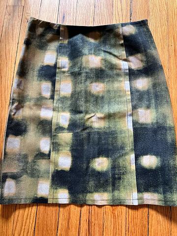 Green Leather Pencil Skirt