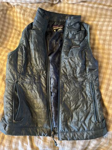 poly puffy vest