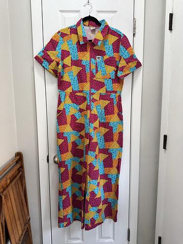 Multi-colored boilersuit