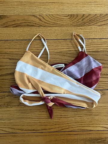 Bathing suit wrap top