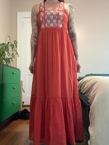 red sundress