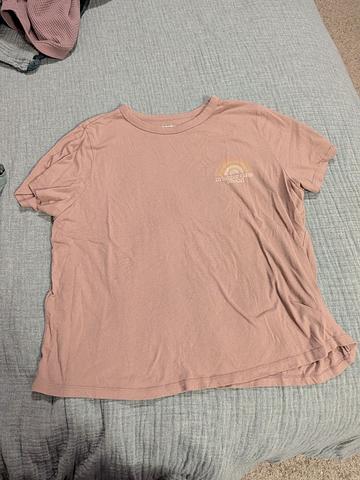 pink graphic tee