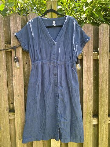 Coastal Double Gauze Short Sleeve Dress