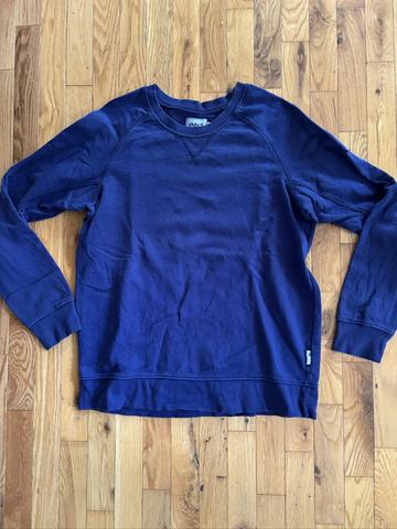 Navy 100% cotton sweatshirt