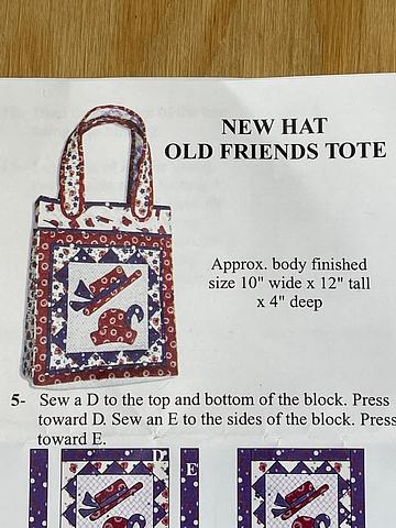 New Hat Old Friends Tote Kit