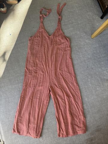 Linen/cotton jumpsuit
