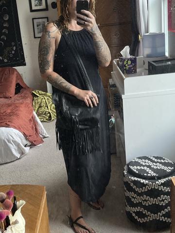 High Neck Midi Dress