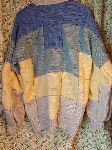 Patchwork Crochet Sweater