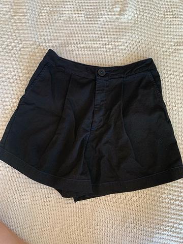 Pleated safari short, overdyed