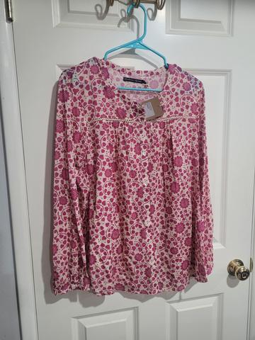 Gudrun Sjoden floral blouse M