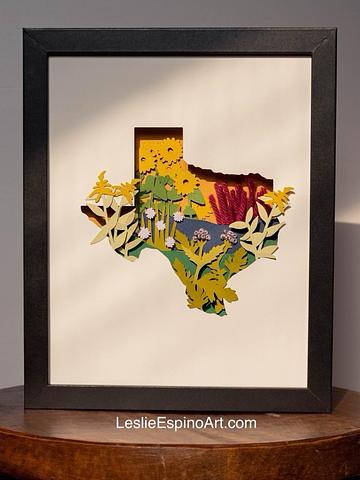DIY Texas Wildflower Art Kit