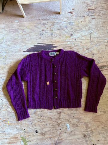 Mohair/Acrylic Cardigan