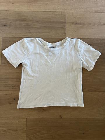 Loma Short Sleeve White Crewneck Tee