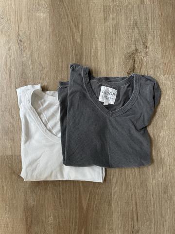 Distressed V Neck Tees