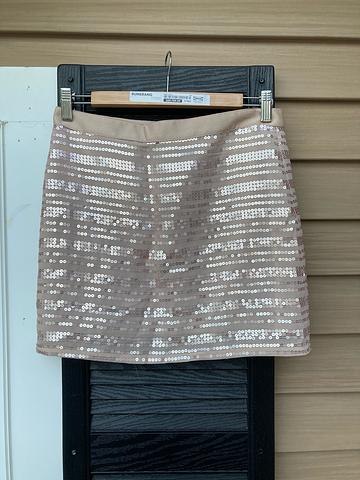 Sequin mini skirt