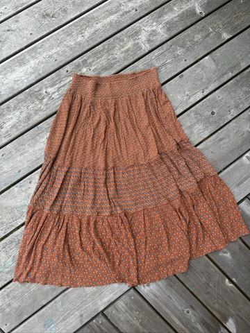 Faherty tiered maxi skirt