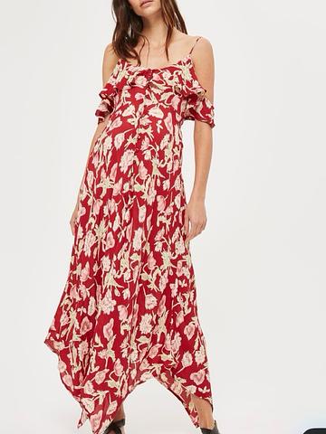 floral maxi dress