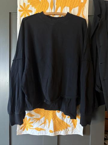 distressed sweatshirt