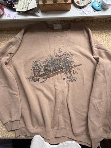 Heavyweight Floral Sweatshirt