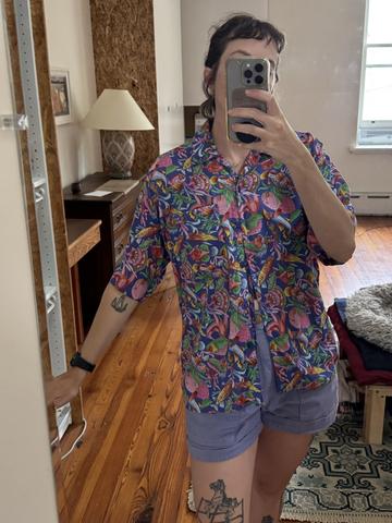 Tropical button up